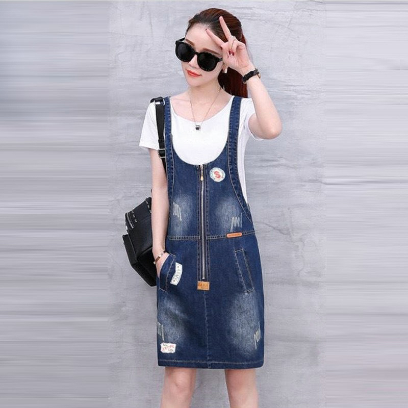 YẾM JEAN PHỐI DA KHÓA KÉO TRƯỚC NGỰC